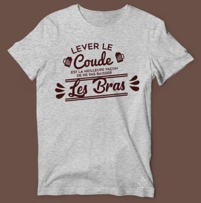 TEE-SHIRT "LEVER LE COUDE "