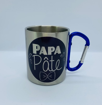 Tasse inox "Papa Pâte"