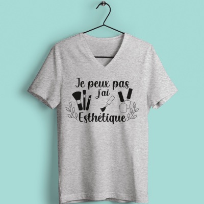 TEE-SHIRT " JE PEUX PAS J AI ESTHETIQUE "