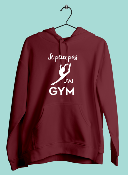 SWEAT "JE PEUX PAS J'AI GYM" (SAUT)