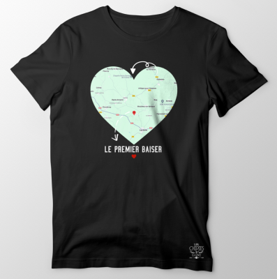 TSHIRT HOMME "LE PREMIER BAISER"