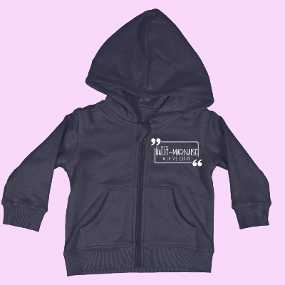 VESTE ZIP ENFANT " LA P'TIOTE HAUT-MARNAISE"