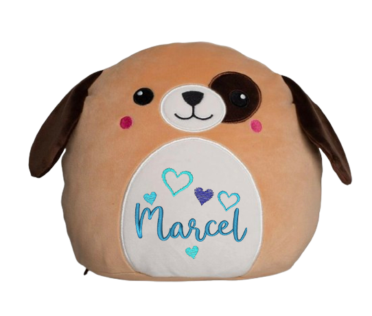 PELUCHE CHIEN RONDE PERSONNALISABLE