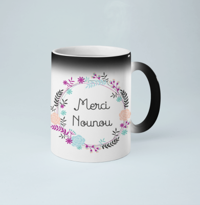 MUG MAGIQUE "MERCI NOUNOU"