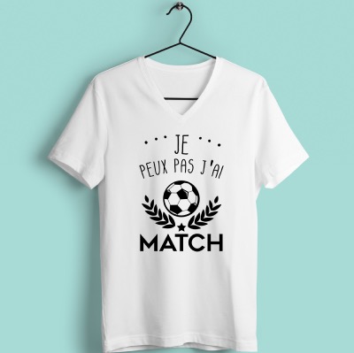 TEE-SHIRT JE PEUX PAS J'AI MATCH