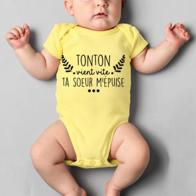 BODY " TONTON VIENT VITE TA SOEUR M'EPUISE"