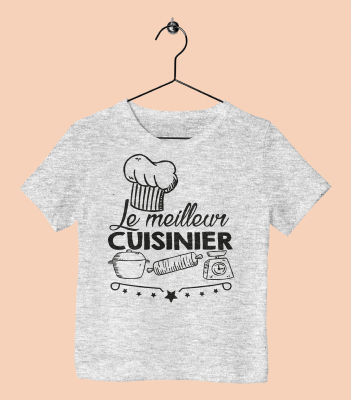 TEE SHIRT ENFANT "LE MEILLEUR CUISINIER"