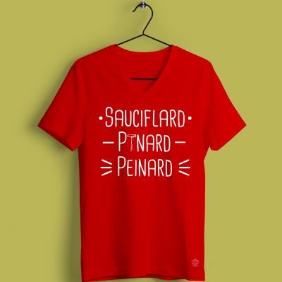 TEE-SHIRT "SAUCIFLARD PINARD PEINARD"