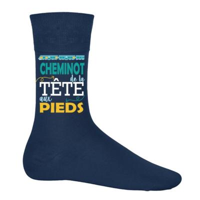 CHAUSSETTES "CHEMINOT DE LA TÊTE AUX PIEDS"