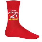 CHAUSSETTES "LA VIE EST PLUS BELLE EN MINI-PELLE"