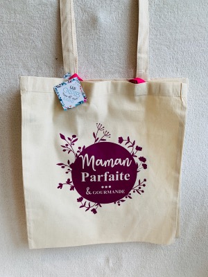 TOTEBAG "MAMAN PARFAITE & GOURMANDE"