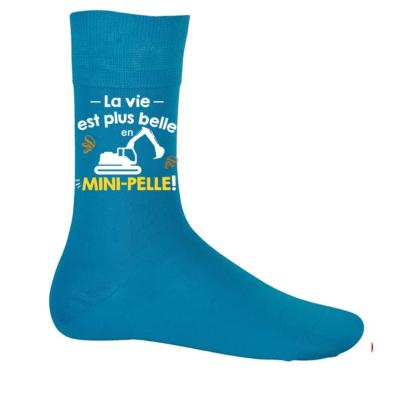 CHAUSSETTES "LA VIE EST PLUS BELLE EN MINI-PELLE"