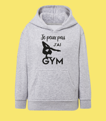 SWEAT ENFANT " JE PEUX PAS J'AI GYM" (SOL)