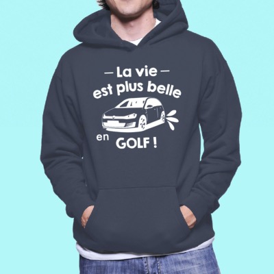 SWEAT " LA VIE EST PLUS BELLE EN GOLF"