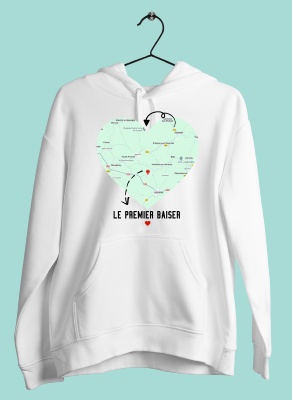 SWEAT FEMME "LE PREMIER BAISER"