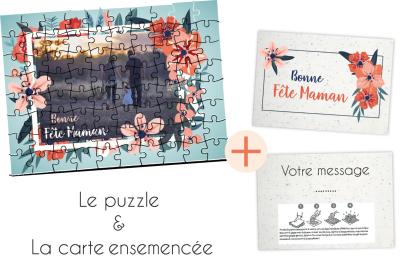 PUZZLE PERSONNALISABLE FÊTE DES MÈRES