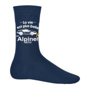 CHAUSSETTES "LA VIE EST PLUS BELLE EN ALPINE"