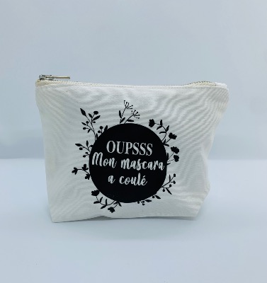 POCHETTE "OUPSS MON MASCARA A COULÉ"