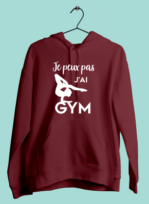 SWEAT "JE PEUX PAS J'AI GYM" (SOL)