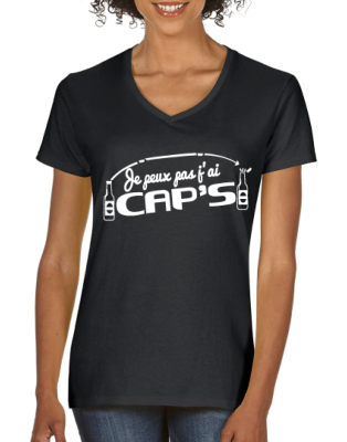 TEE-SHIRT "JE PEUX J AI CAP'S"