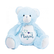 PELUCHE OURS COULEUR PERSONNALISABLE