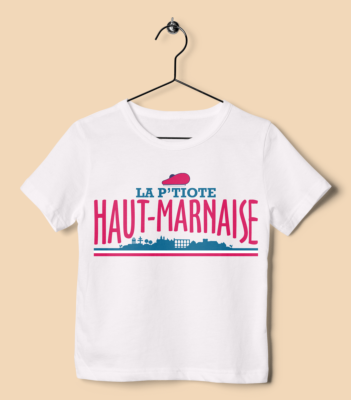 TEE SHIRT ENFANT "LA P'TIOTE HAUT-MARNAISE V2"