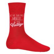 CHAUSSETTES "JE NE SUIS PAS VIEILLE, JE SUIS VINTAGE"