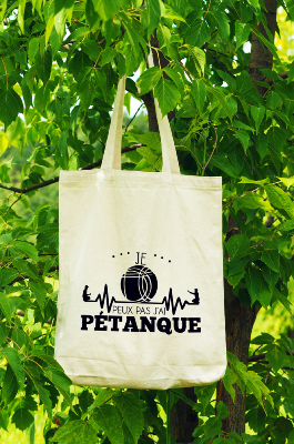 TOTEBAG JE PEUX PAS J'AI PÉTANQUE