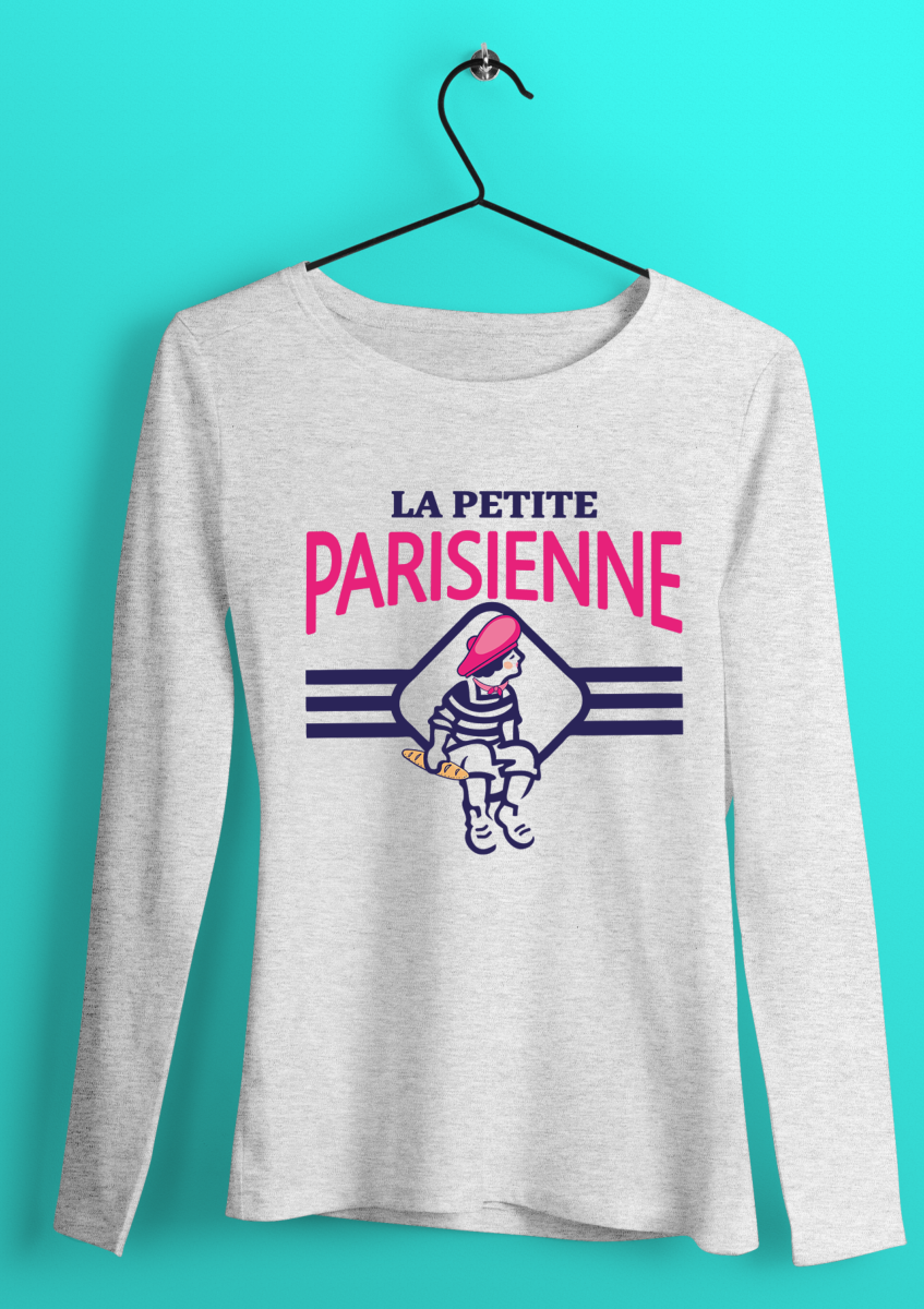 TEE-SHIRT MANCHES LONGUES LA PETITE PARISIENNE