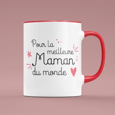 MUG "POUR LA MEILLEURE MAMAN DU MONDE"