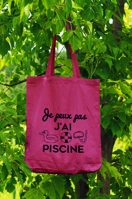 Sac peut pas j'ai piscine fille