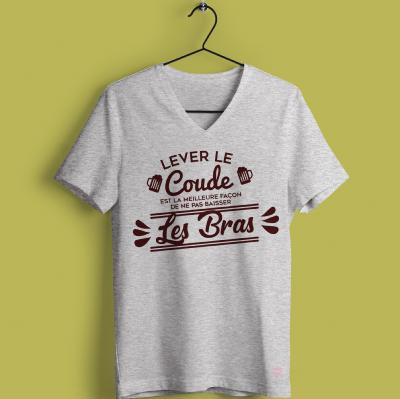 TEE-SHIRT "LEVER LE COUDE"