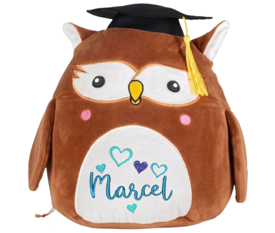 PELUCHE HIBOU PERSONNALISABLE