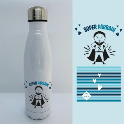 BOUTEILLE ISOTHERME "SUPER PARRAIN"