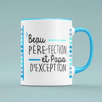 MUG "BEAU PERE-FECTION ET PAPA D'EXCEPTION"
