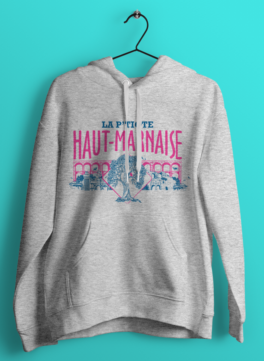 HOODIE " LA P'TIOTE HAUT MARNAISE "V1