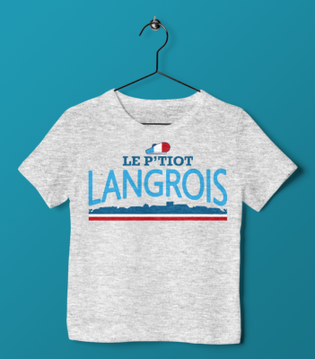 TEE SHIRT ENFANT "LE P'TIOT LANGROIS V2"