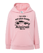 SWEAT ENFANT " LA VIE EST PLUS BELLE EN ALPINE"