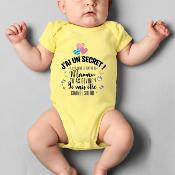 BODY "J'AI UN SECRET IL EST DANS LE VENTRE DE MAMAN - GRANDE SOEUR"