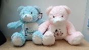 PELUCHE OURS COULEUR PERSONNALISABLE