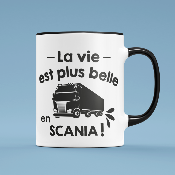 MUG "LA VIE EST PLUS BELLE EN SCANIA"