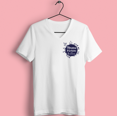 TEE-SHIRT "MAMAN PARFAITE & TATOUÉE"