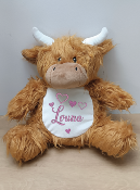 PELUCHE VACHE PERSONNALISABLE