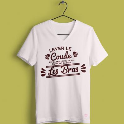 TEE-SHIRT "LEVER LE COUDE"