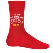 CHAUSSETTES "LA VIE EST PLUS BELLE EN 2CV"