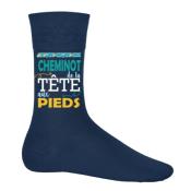 CHAUSSETTES "CHEMINOT DE LA TÊTE AUX PIEDS"