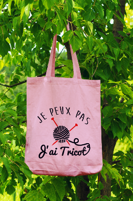 TOTEBAG JE PEUX PAS J'AI TRICOT