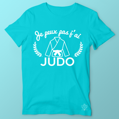 TEE-SHIRT HOMME "JE PEUX PAS J'AI JUDO"