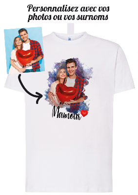 T shirt store homme saint valentin