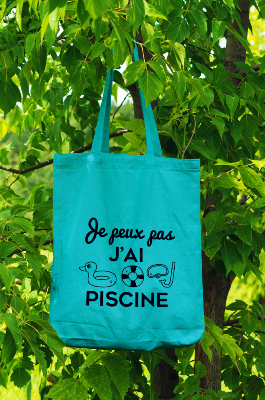 TOTEBAG JE PEUX PAS J'AI PISCINE